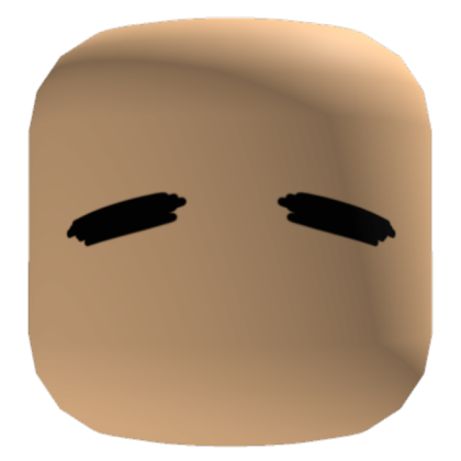 Copy Light Skin Simple Tired Manga Face Roblox decal