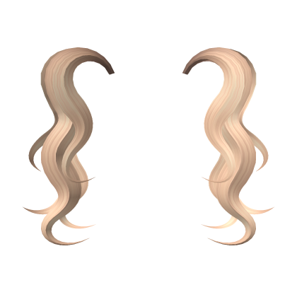 Wavy Pigtails Extension in Blonde Roblox item