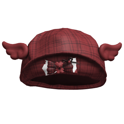 Red Kawaii Bow Realistic Beret