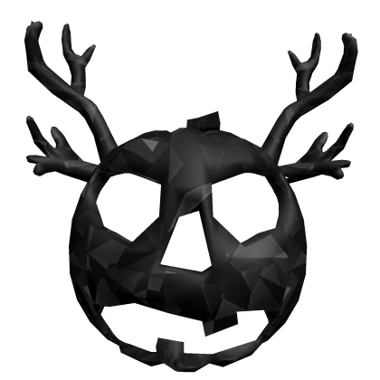 [⏳Halloween] Black Pumpking Sparkle Time + Antlers Roblox item render
