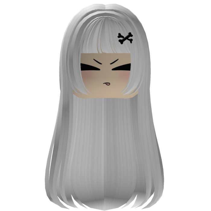 ✪ menina fofa com franja (branco)