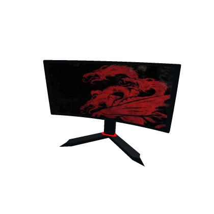 gaming monitor PC realistic curved screen