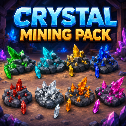 Crystal Mining Pack Made By Zelgraz preview 1