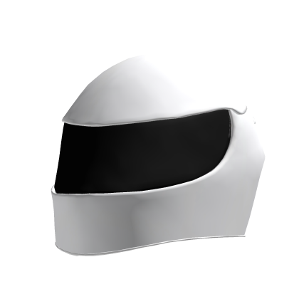 White Motorcycle Helmet