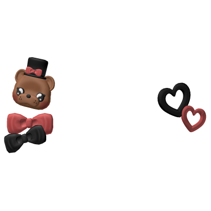 ︵‧˚♡ freddy fazzbear hairclip Roblox item