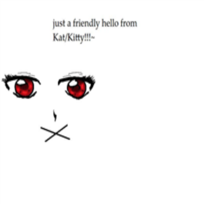 friendly kitty kix hello Roblox decal