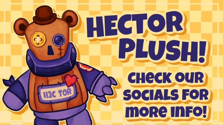 (1 DAY) Hector Plushie!