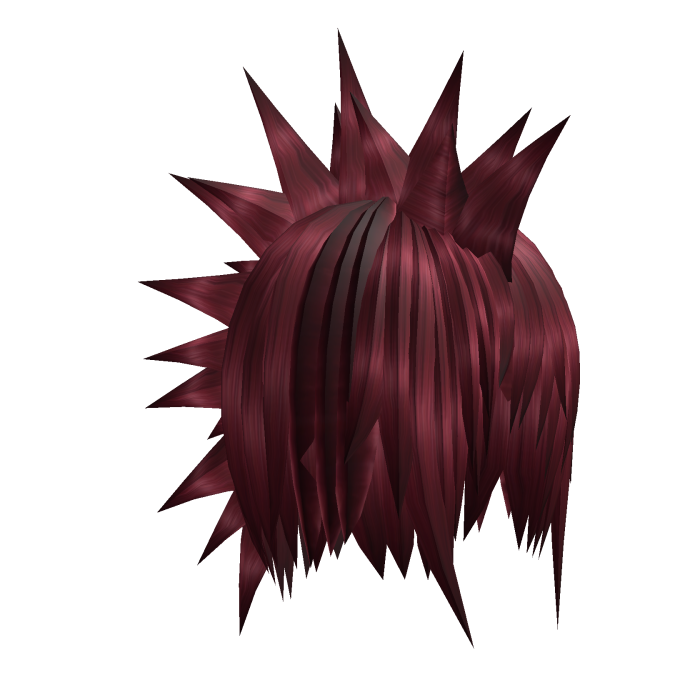Red Messy Punk Liberty Spikes Hair