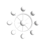 White Divine Wheel