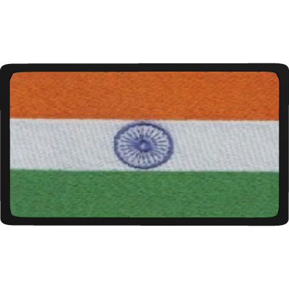 India Flag Patch, Full Colour [L] Roblox item