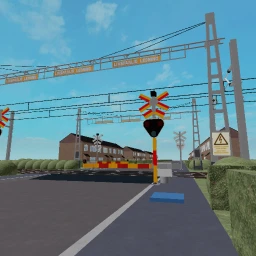 swedish railroad crossing icon