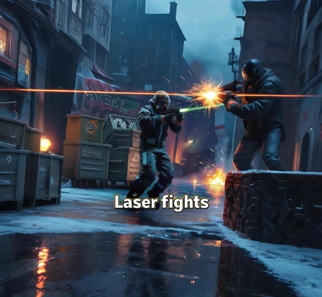 (duels!) Laser fights (early access) Just script