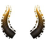 Gold Shadow Horns