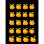 Orange peels that are orange