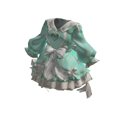💚 Mint Heart Miracle Dress [PBR]