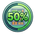 50% Complete!