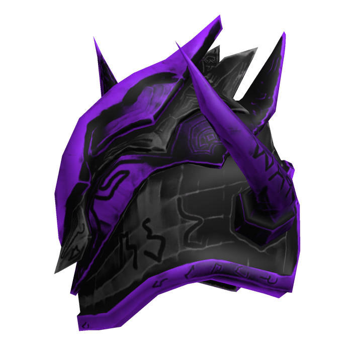 Ancestral Shoulder Armour - Left - Purple Black
