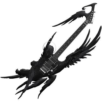 Black Angelic Electric Guitar Roblox item