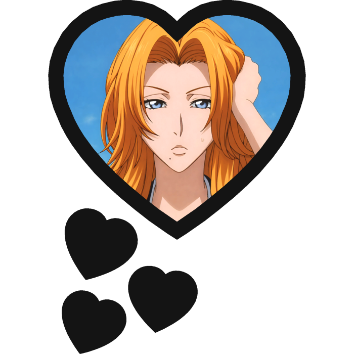 Rangiku Matsumoto Thinking Hearts Bleach
