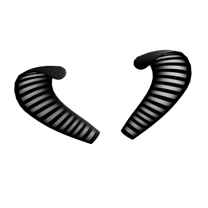 black and white striped bunny ears