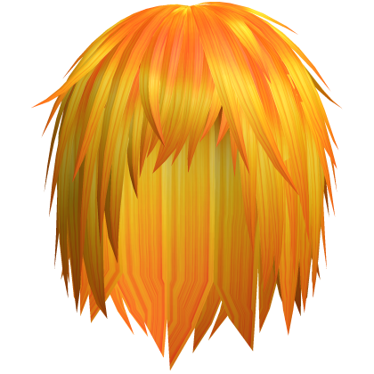 lava orange emo moe hair 22.  Roblox item