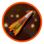 Earned Candy Corn Missile!