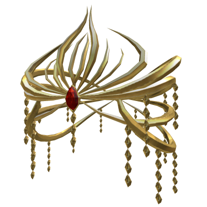 Gold Circular Diamond Crown Goddess Roblox item