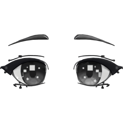 Glossy Silver Doll Eyes Roblox item