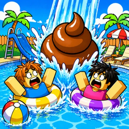 Poop to splash Roblox group icon
