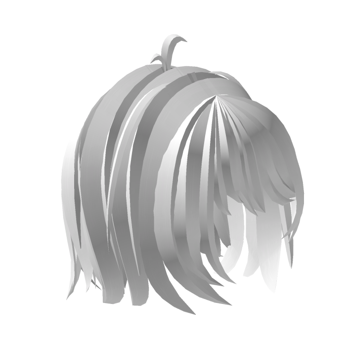 cute white wispy anime hair O.o 