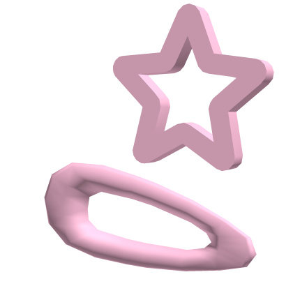 Cute Pink Star Hairclip