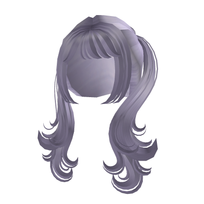 ꒰ 𖹭 ꒱ Swirly cute lilac purple lovely twintails