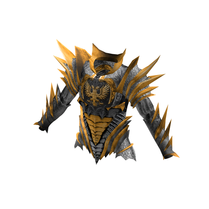 Medieval Divine Knight Armor Top Silver Gold