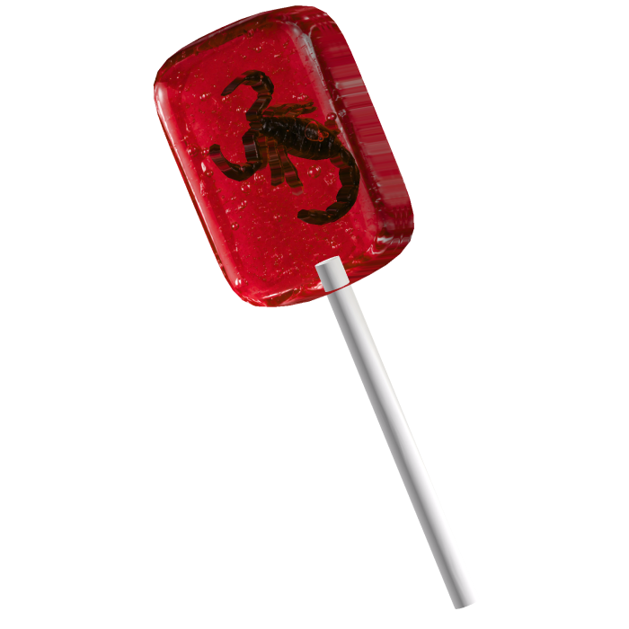 niche insect lollypop red
