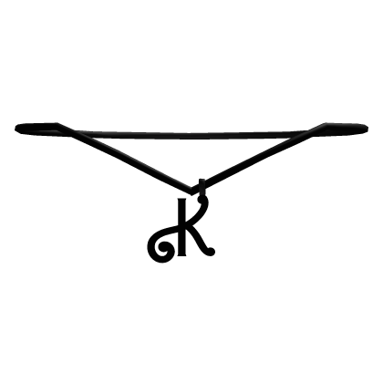 ꒰1.0꒱ BB initial necklace: K