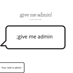 ;give me admin