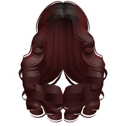 Rococo Princess Curls Dark Red