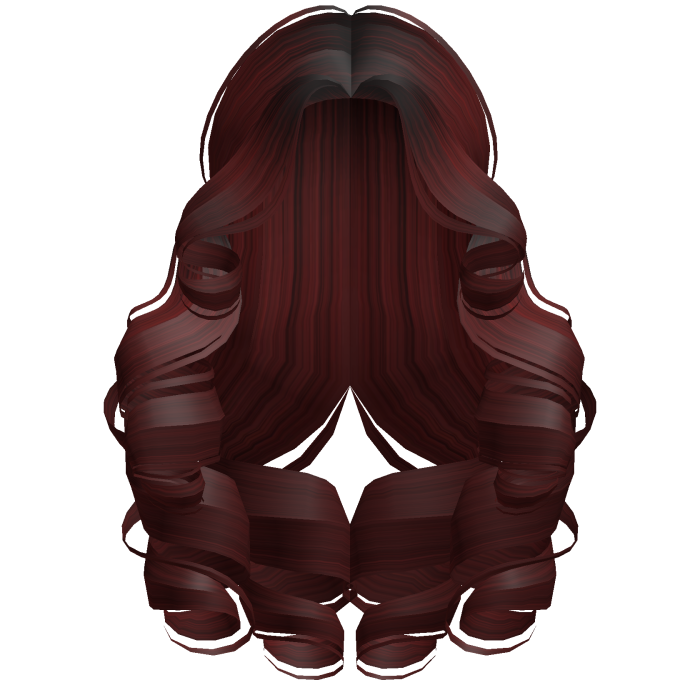 Rococo Princess Curls Dark Red
