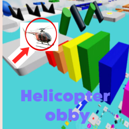 Obby but your a Helicopter (easy) FREE ADMIN