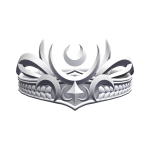 Royal Silver Moonstone Crown