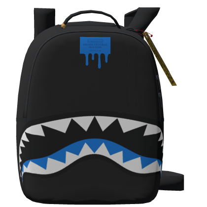Shark Central Pass Blue Sprayground Backpack 1.0