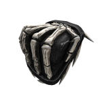 Oni Skeleton Black Pauldrons