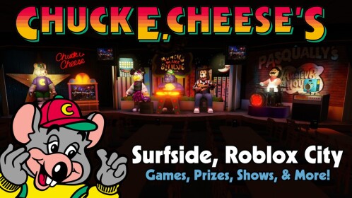 ☆ Chuck E. Cheese Surfside Roblox City (3-Stage) ☆