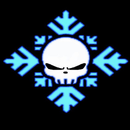Blue skull Roblox decal