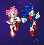 Teen Sonic And Teen Amy Fan Group