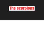 The scørpions