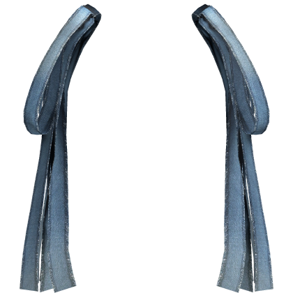 Long Denim Hair Ribbons (Med) Roblox item