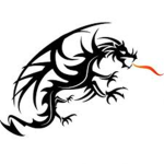 Dragon fires fans