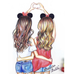 Twins forever BFF always