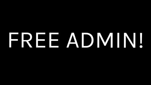  FREE ADMIN GAME!!✨